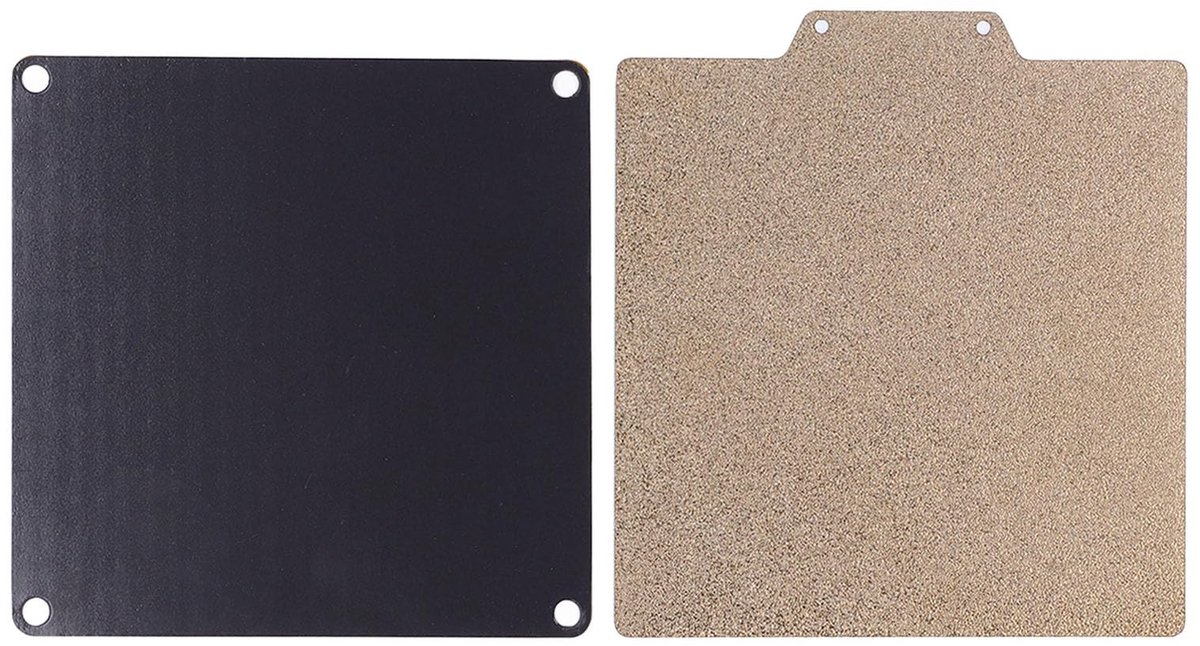 Dailygoods- 3D-printerbed Flexibel 120x120mm - Dual Side PEI - Zachte Magneet - Gemakkelijk te Verwijderen - Optimale Hechting - Voorkomt Kromtrekken - Printbed
