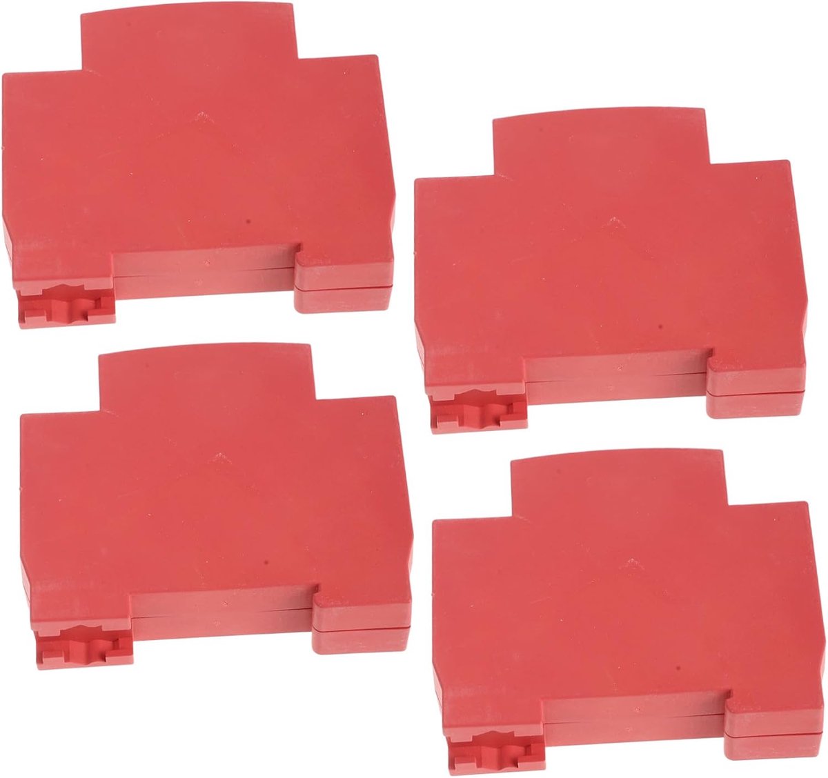 Brandblusser Behuizing - Beschermhoes Aerosol - Brandbeveiliging Apparatuur - Snap Montage - 7.6x6.5x1.8 cm - Rood