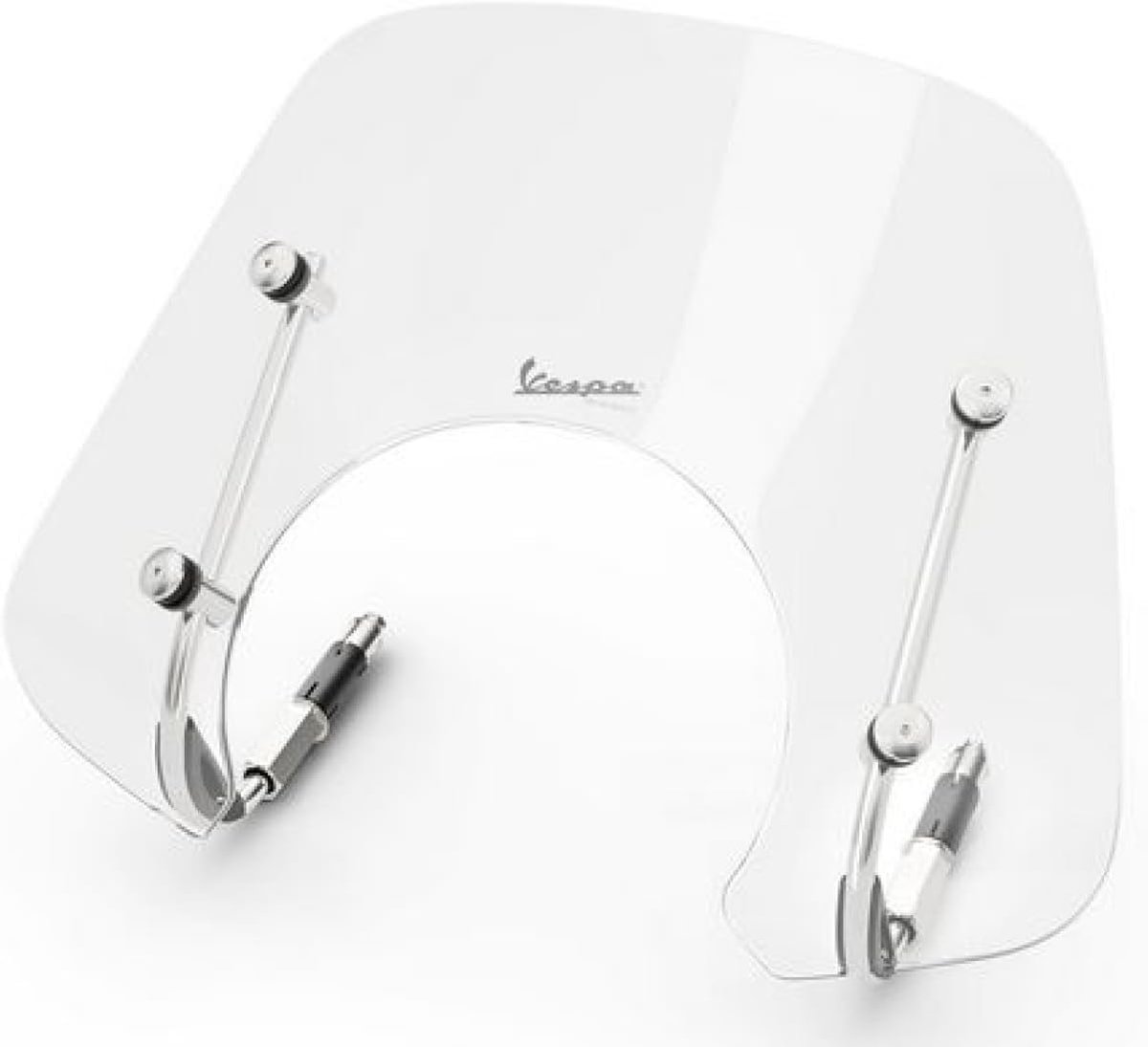Scooter Windscherm - Flyscreen Cruiser - Bescherming Tegen Wind - Slagvast Acryl - 48 cm Breed - Getint