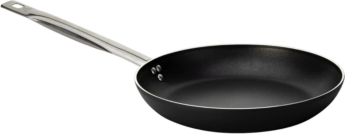 Hoge Steelpan - Kookpan Steel - Snel Koken - Antiaanbaklaag - 28 cm - Meerkleurig
