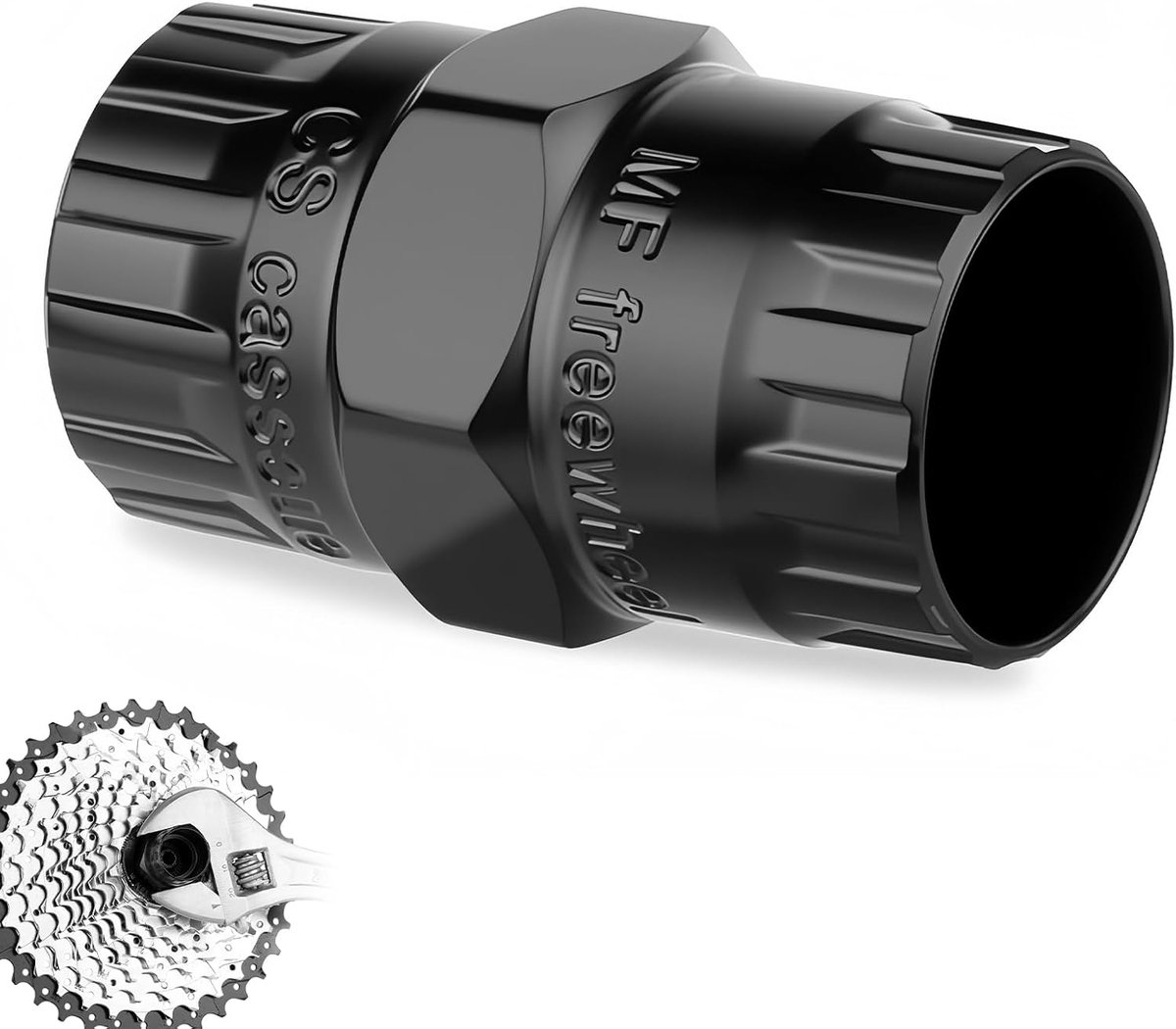 SnelShoppen - 2-in-1 Fiets Cassette Dismantle Tool, Compatibel met Shimano, 5-12 Versnellingen, Vrijlooprem Verwijderaar, Fietsgereedschap van Verhit