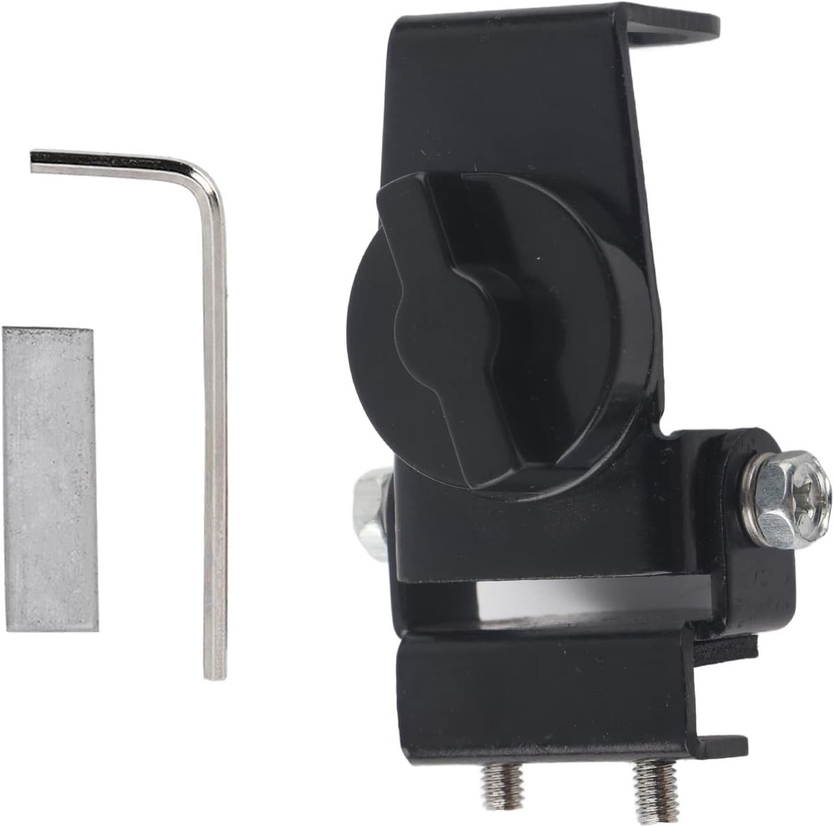 RB20 Adjustable Antenna Holder, Robust 180° Rotation, Scratch-Resistant for Car Radios, Mobile Radio, Black, 6 x 4.2 x - ShopVlot