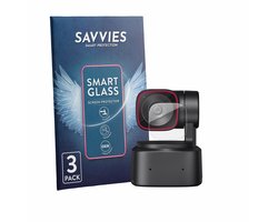 3 Stuks Savvies Screenprotector - geschikt voor OBSBOT Tiny 2 Lite - beschermfolie glas transparant