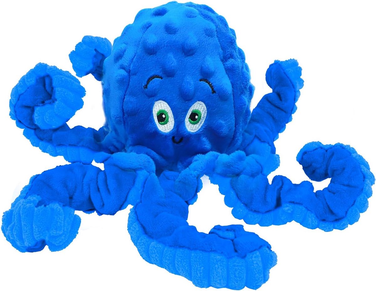 Hondenspeelgoed octopus – indestructible pluche – interactief voor kleine en middelgrote honden – ShopVlot