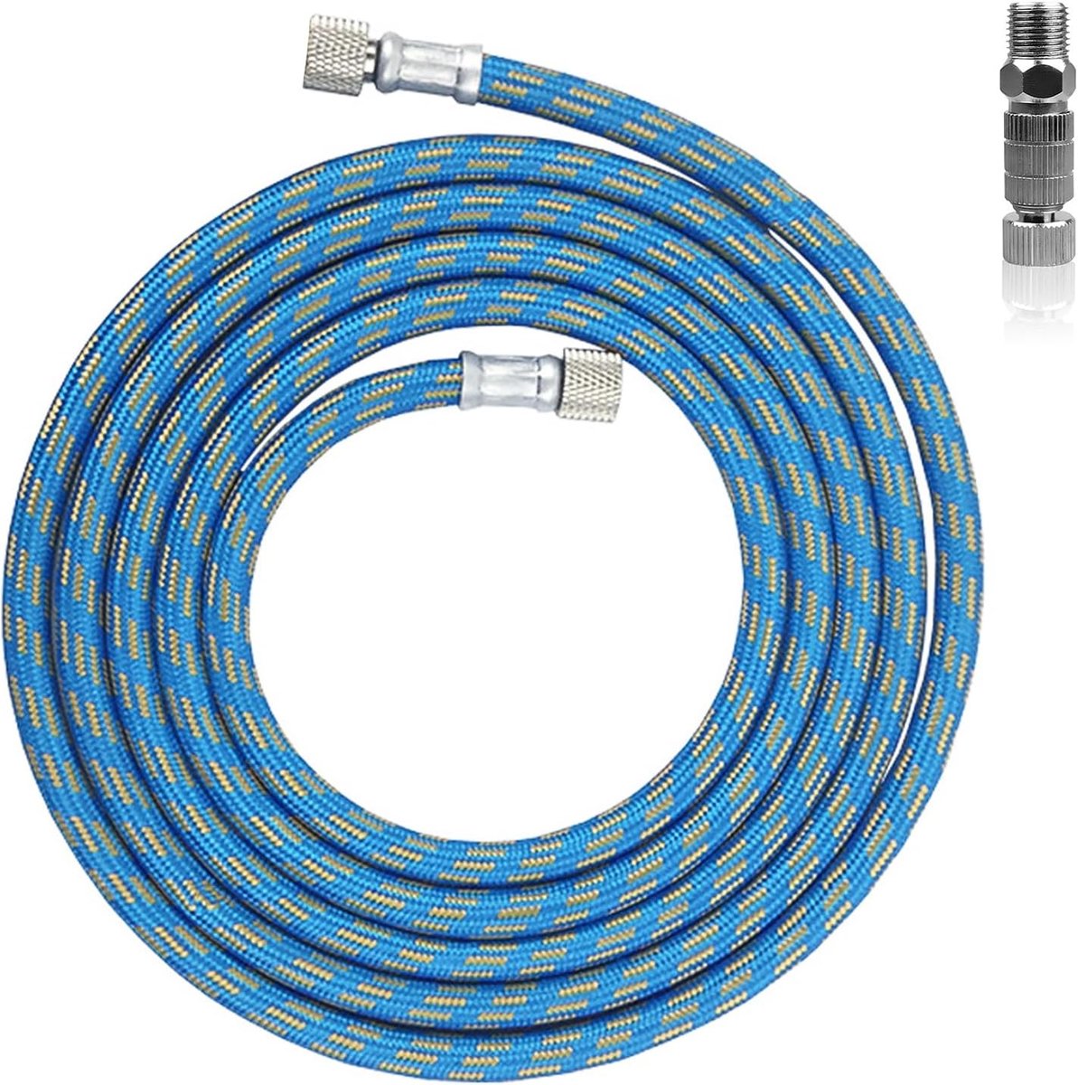 3m hose airbrushes, blue compressor airbrush air hose, G1/8 airbrush hose, with standard G1/8 connections on both - ShopVlot