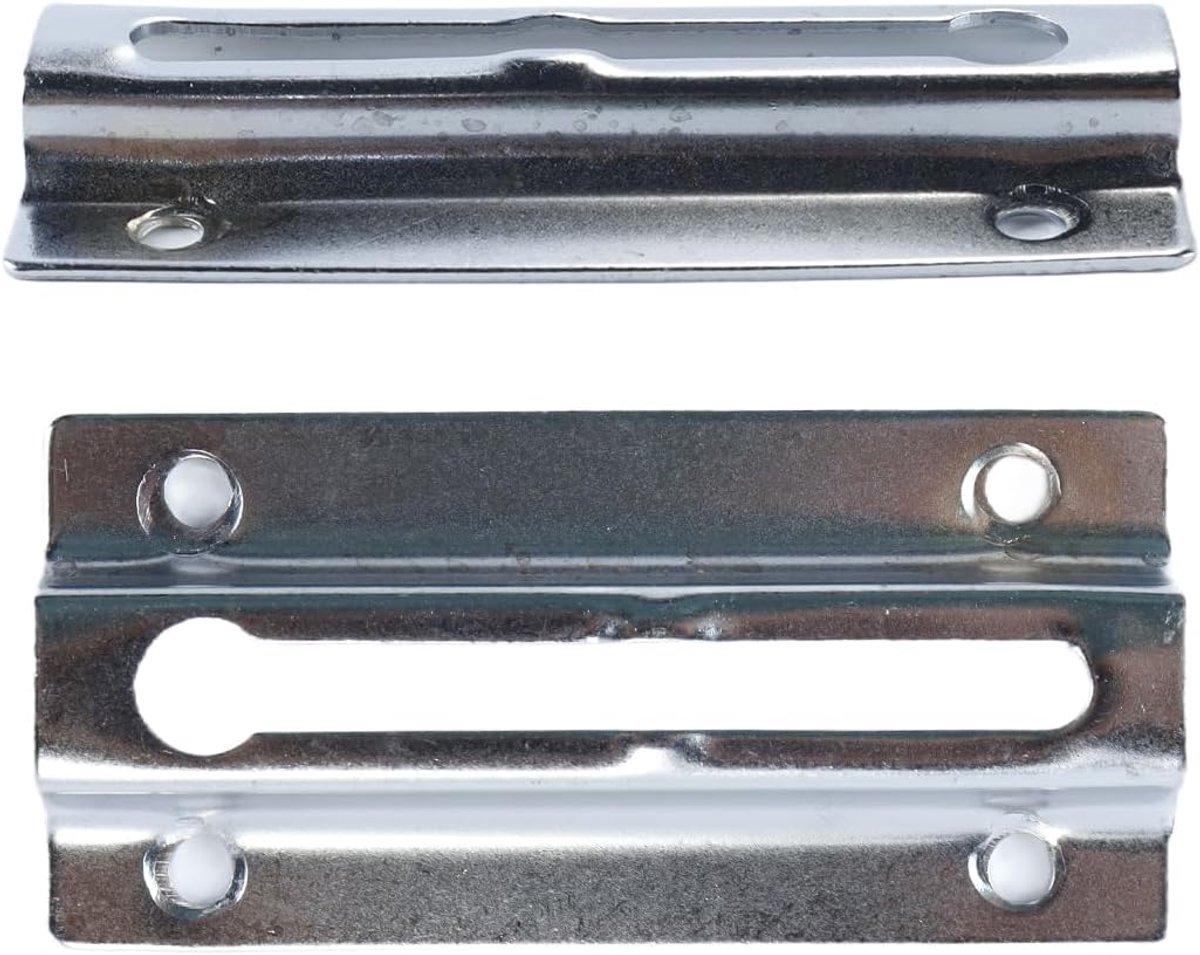 SnelShoppen - Veiligheidsdeurketting Binnen Voor Hotel, Thuis, Appartement, Verchroomd, 19 cm, 1 Stuk, Zilver