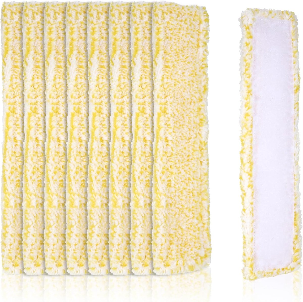 SnelShoppen - Pack van 4 Vervangende Vezels voor Raamreiniger Accessoires, Microvezeldoekjes, Vervangonderdelen voor Raamreiniger WV2/WV5, Streeploos