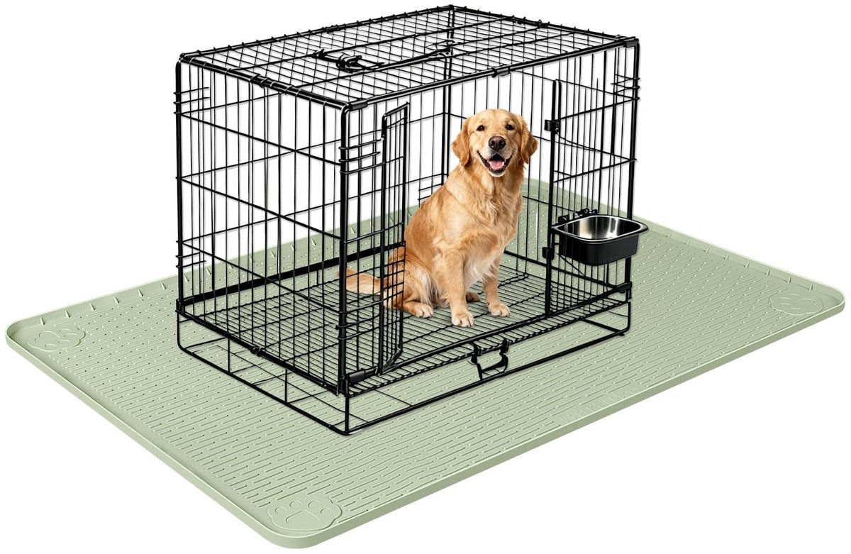 Omgoods - Wasbare Siliconen Hondenbedmat 127 x 89 cm met Verhoogde Rand
