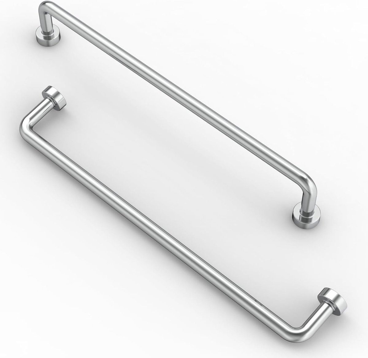 10 Stuks Keuken- en Meubelhandgrepen, 192 mm Boorgatafstand, Chroom Geplateerd, Ideaal voor Kasten en Lades