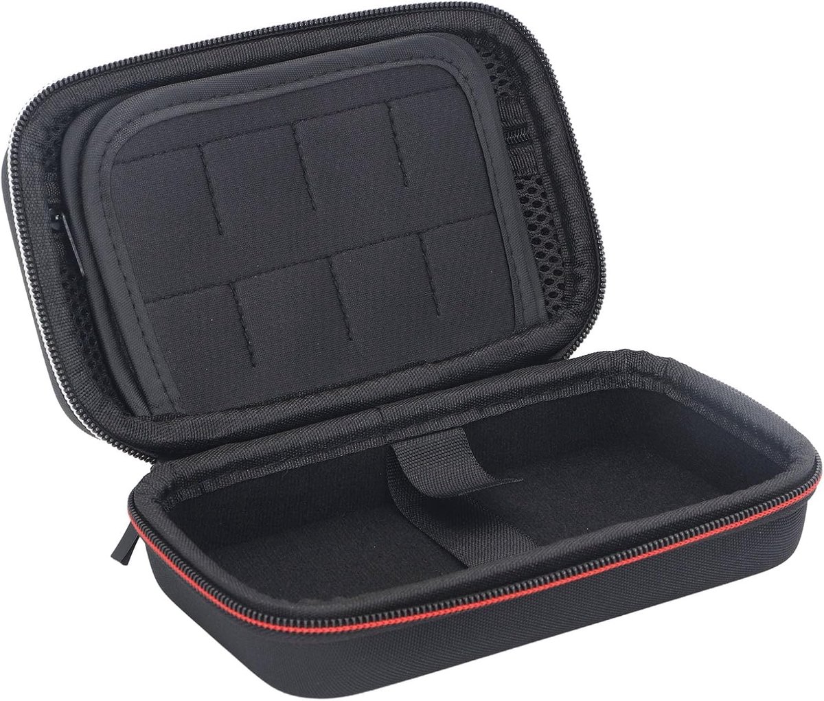 SnelShoppen - Draagtas voor Nieuwe 2DS XL, 3DS, 2DSXL - Hard Beschermende Reiszak met 16 Cartridge Slots voor Console en Accessoires