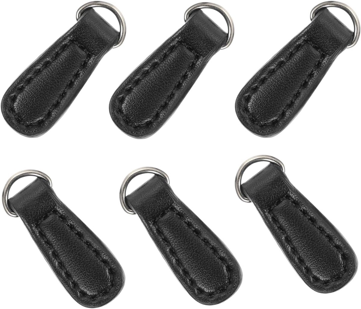 Ritskoppen, 6 stuks, accessoireset voor reparatie van kleding, tassen, rugzakken, vervangende ritskoppen, 4 x 1,4 x 0,4 cm, robuust en praktisch