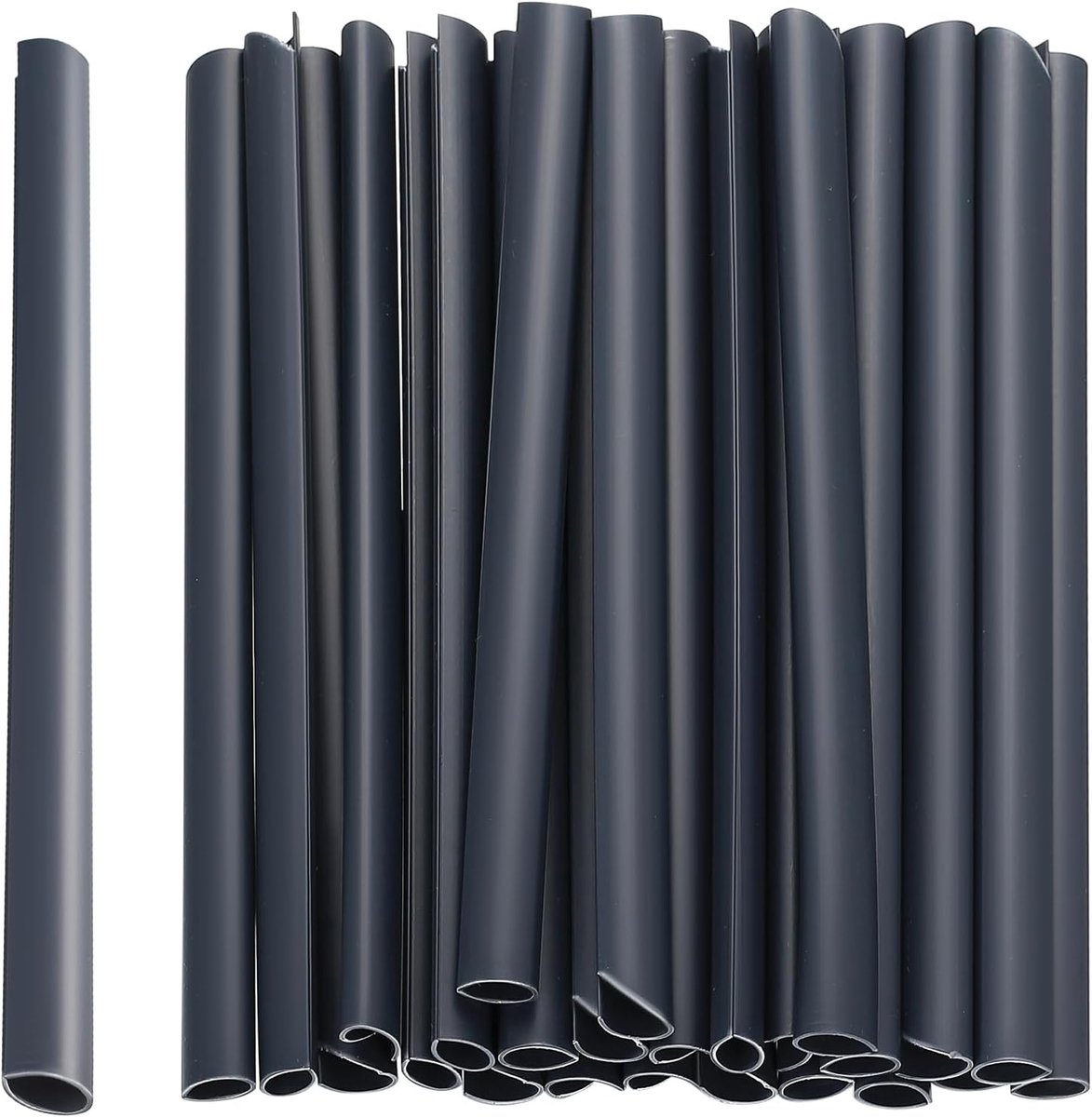 50 stuks dubbelstaafmattenhek, zichtwerende strips, bevestigingsclips, klemrails voor zichtwerende stroken, hek, 19 x 1,5 cm, bevestigingsclips, inkijkbescherming voor dubbele staafmatten