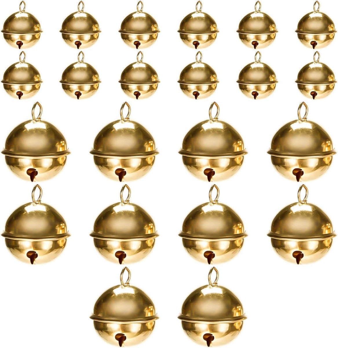 22 stuks metalen belletjes, huisdierenbelletjes, decoratieve klokken, deurbellen, doe-het-zelf belornamenten