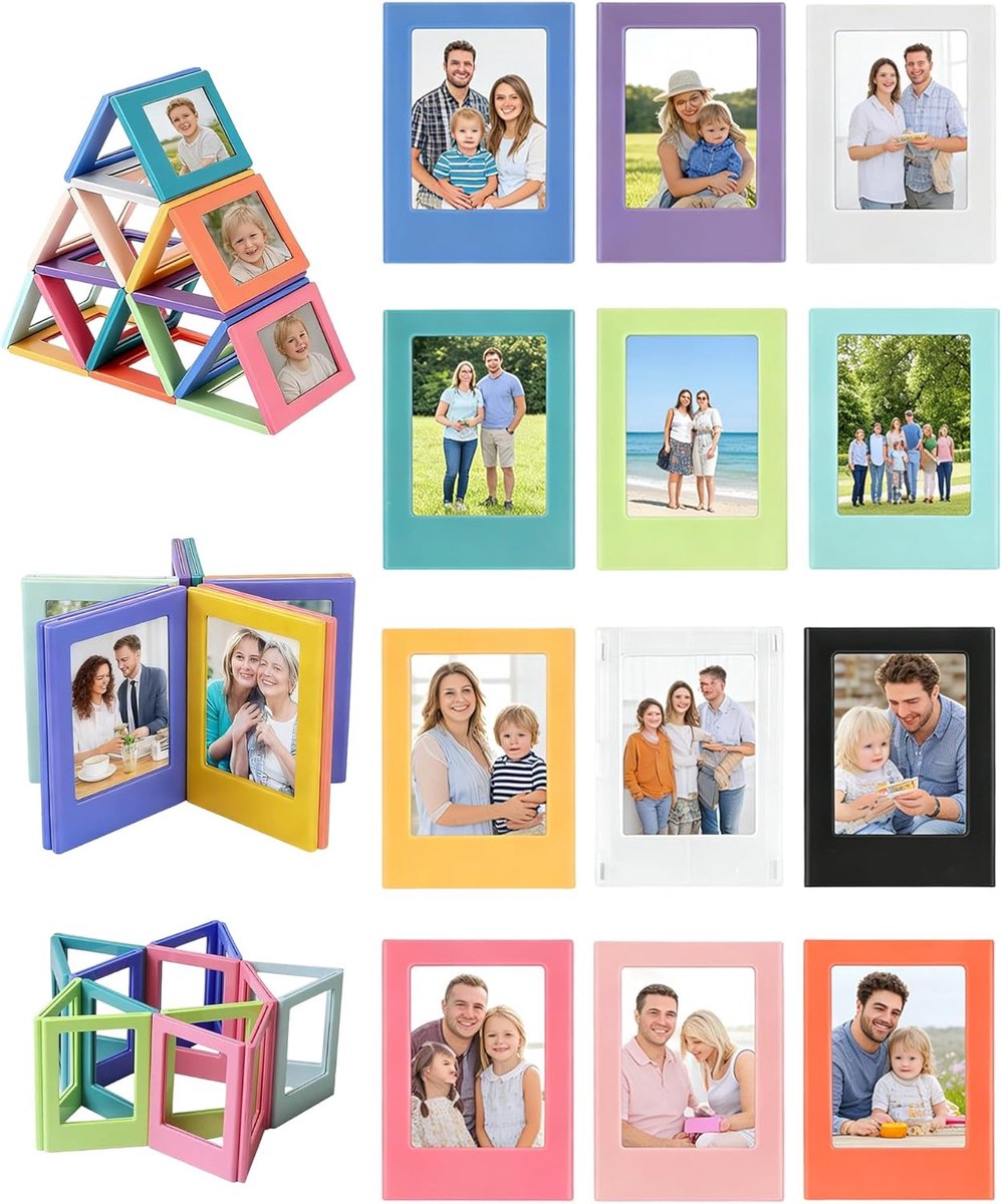 Magneetlijstset 12 stuks - design met afgeronde hoeken - krachtige magneten - eenvoudig te monteren - ShopVlot