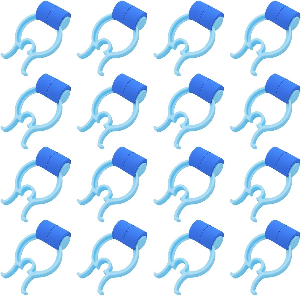 Set van 16 Neusclips met Schuimrubberen Padding voor Zwemmen, Geschikt voor Kinderen en Volwassenen, Ideaal voor Neusbescherming en Ademhalingsondersteuning
