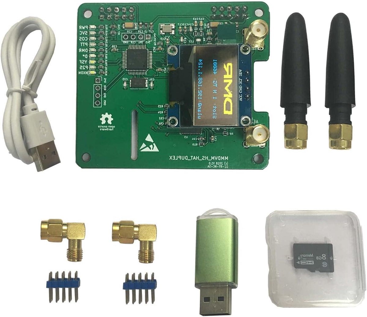 Duplex MMDVM Hotspot Board - Radio Hotspot DMR Repeater - Digitale Radio Communicatie - Twee Timeslots OLED Display