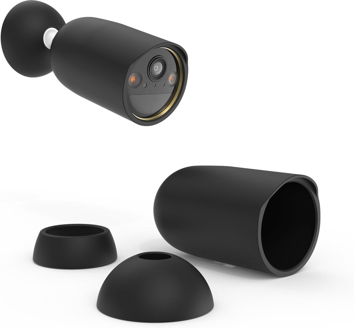 Silicone case voor Tapo C460 KIT - zwart - hoogwaardig materiaal - bescherming tegen schokken - ShopVlot
