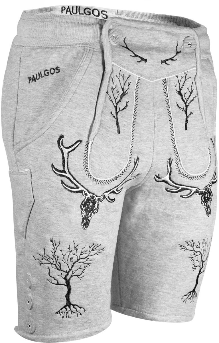 PAULGOS Traditionele Joggingbroek voor Heren - Design: Traditionele Leren Broek - JOK6 - Verkrijgbaar in 3 Kleuren - Maten S - 5XL