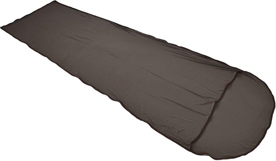 Slaapzakvoering - Reislaken - Kamperen en reizen - Ultralicht polyester - 200x80cm - Oranje — afbeelding 4