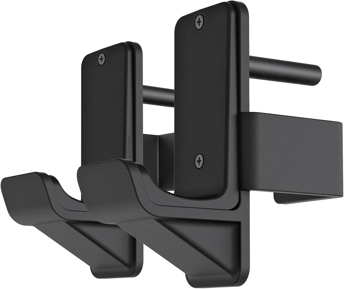 SnelShoppen - J-Haak voor 2" x 2" Power Rack - Ondersteund Staal met Rubber Pad - Set van 2 - Ideaal voor Oefeningen zoals Bankdrukken en Schouderdruk