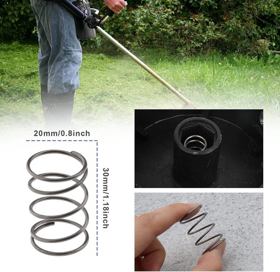 6x Trimmer Hoofd Veren Glas Vervanging Veer 40067102106 Compatibel met Stihl Autocut C5-2 FS38 FS45 FS46 FS50 FS40 FSE60 FSE71 FSE81 — afbeelding 2