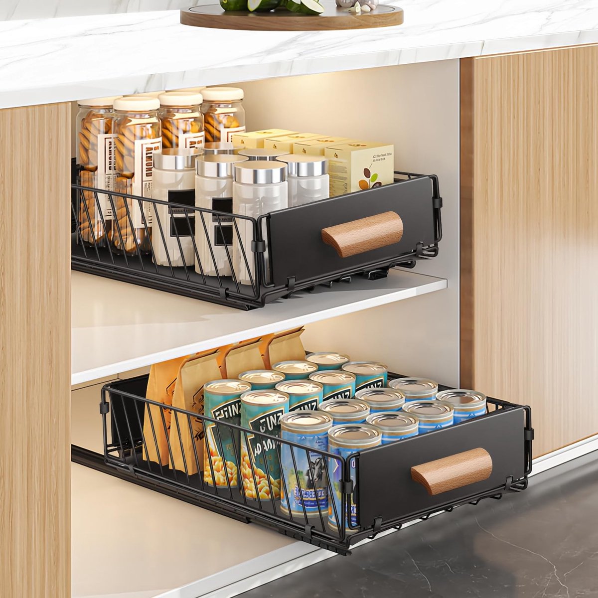 Omgoods - Telescopische Ladeorganiser Set van 2