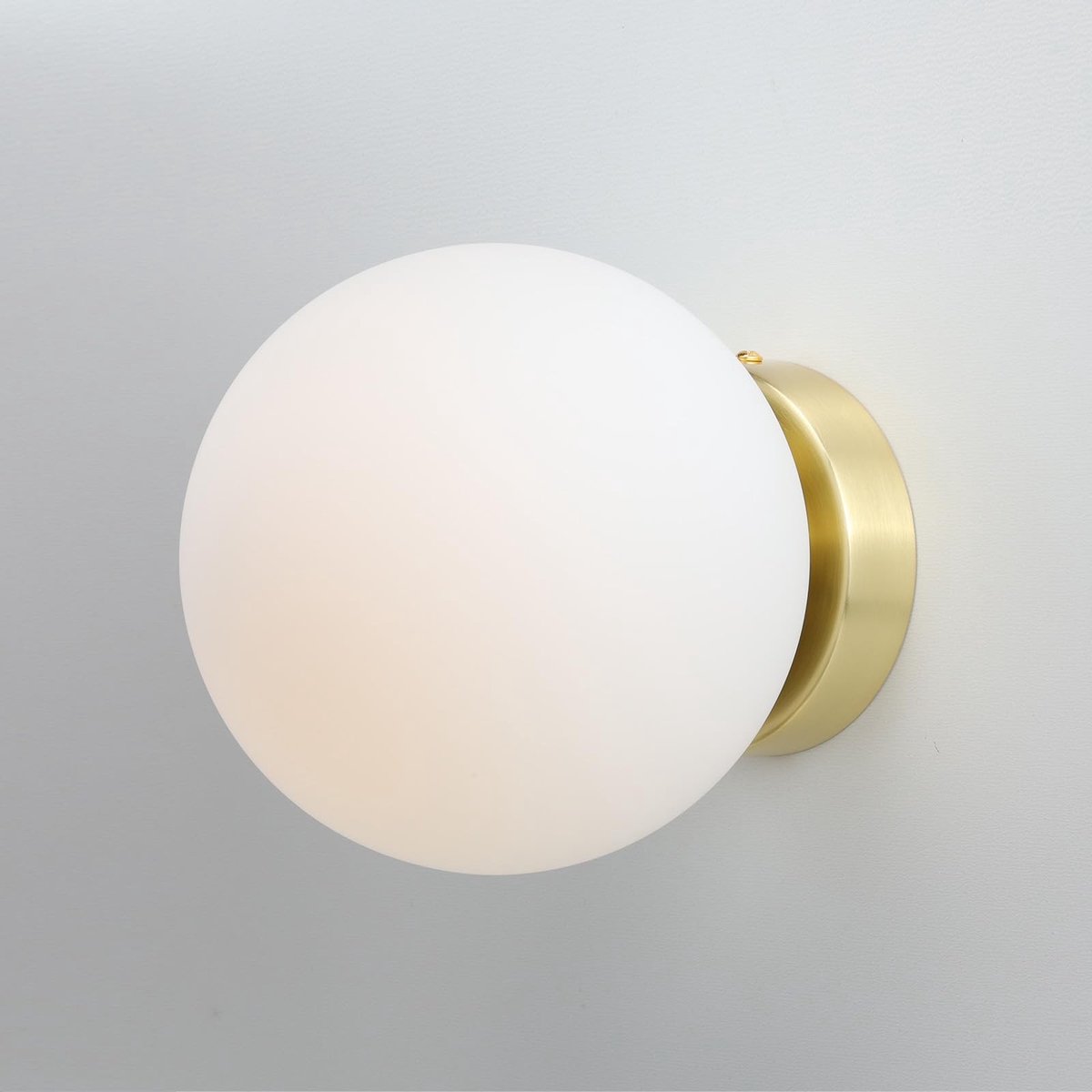 Omgoods - Wand- en Plafondlamp met Opale Glazen Lampenkap