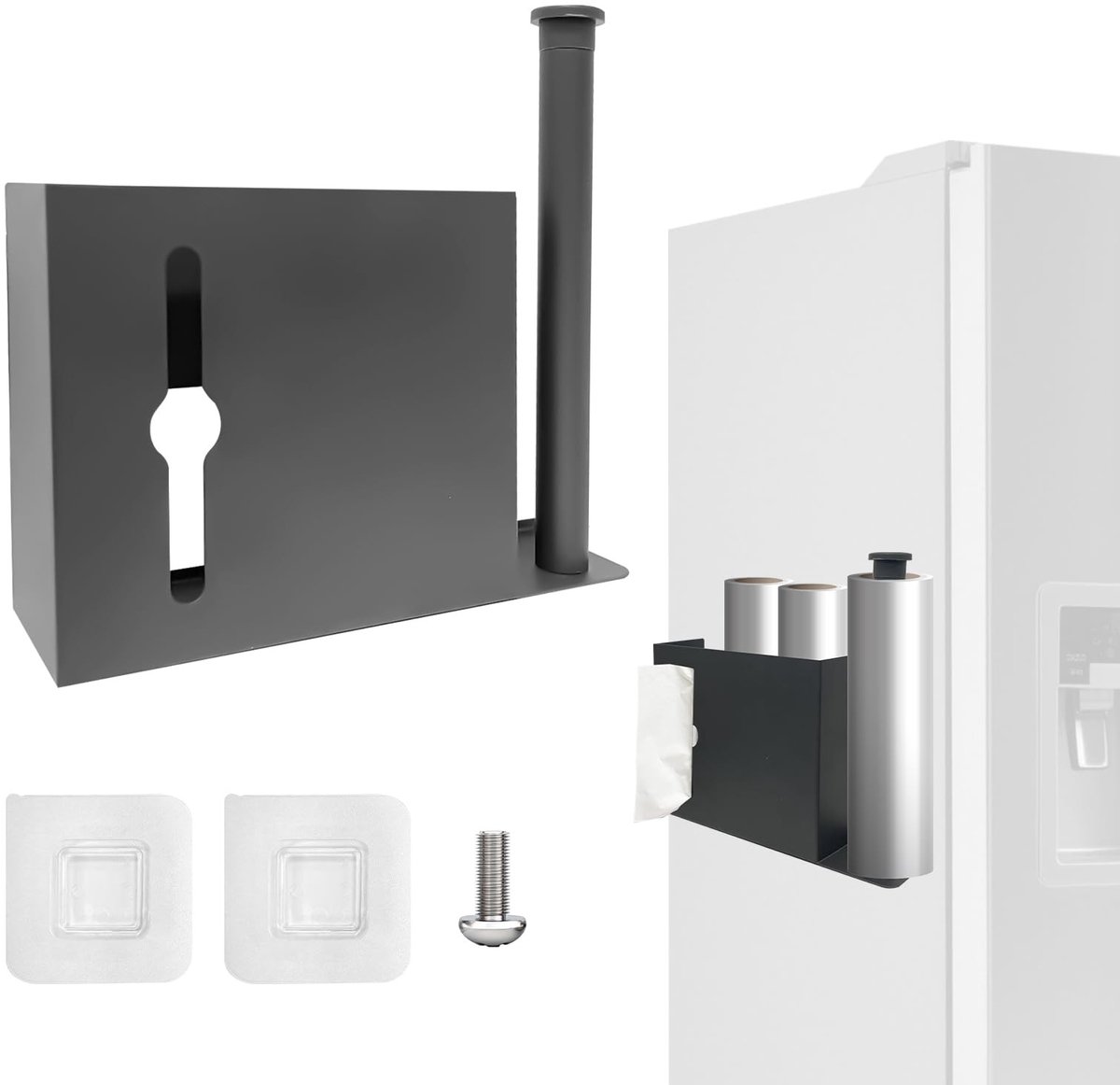 Omgoods - Wandorganizer voor Keuken en Badkamer met Zelfklevende Bevestiging
