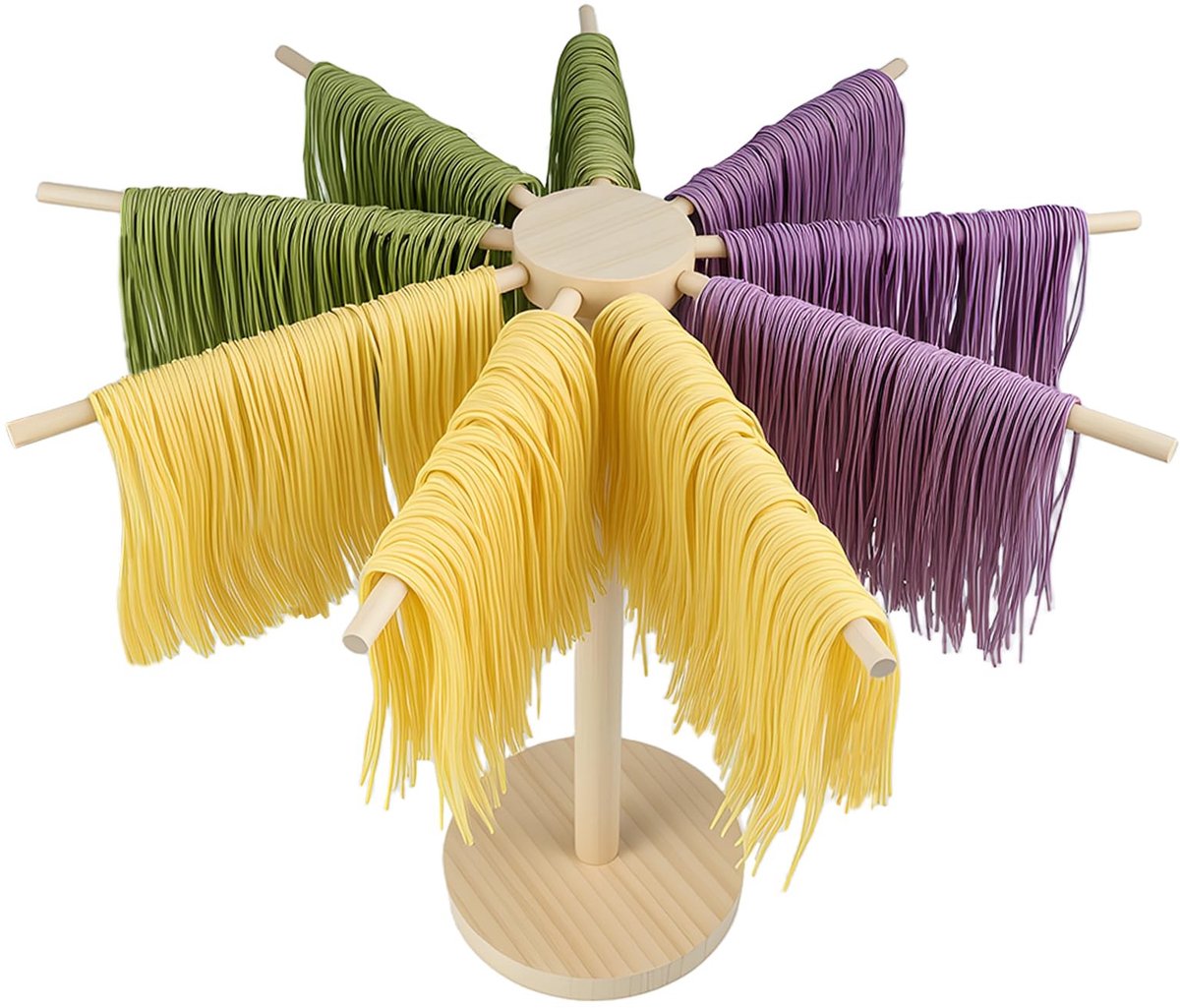 Omgoods - Houten Pasta Droogrek - Ideaal voor Thuisgebruik