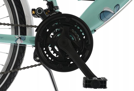 Kands Giulietta - Kinderfiets - 24 inch - 18 versnellingen - V-brake - 130-165 cm - Mintgroen - Meisje — afbeelding 5