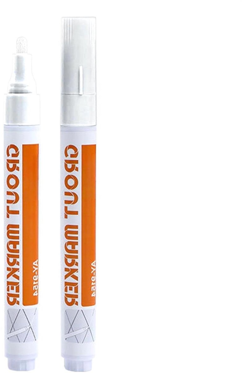 Tegel Groutpen - Voegen Reparatie - Snelle Voegen Opfrissen - Waterdichte Afdichting - 14 cm Lengte - Wit