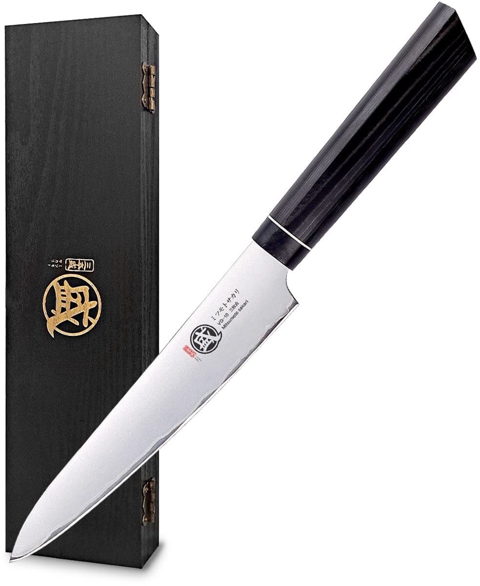 Omgoods - Japans Groentemes 14 cm Handgesmeed met G10 Handvat