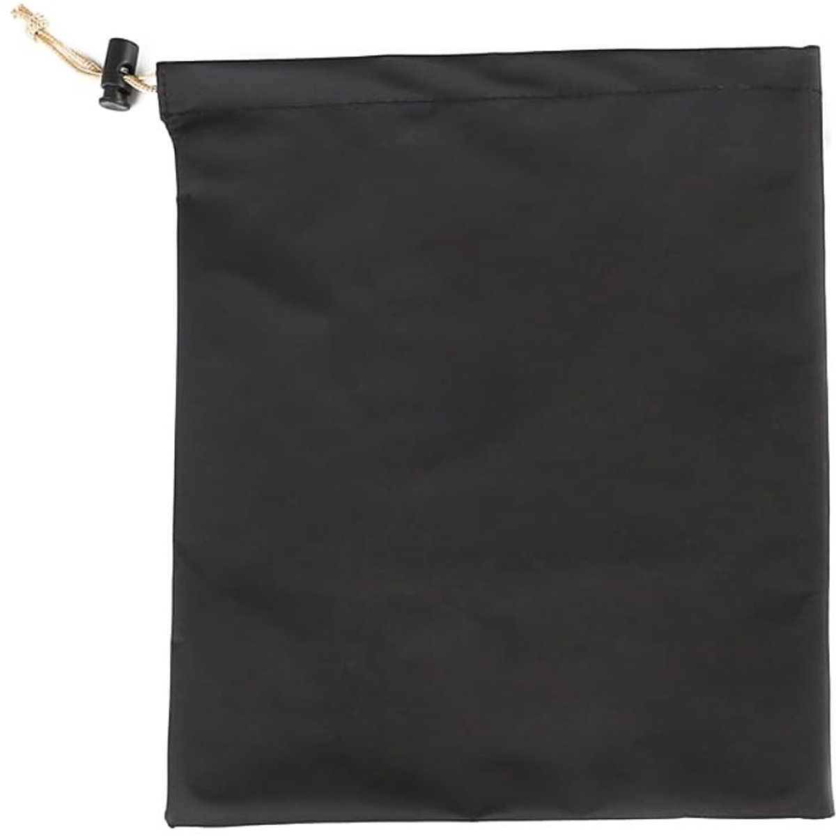 Omgoods- Opbergtas met Trekkoord - 3 Stuks - Zwarte Opbergtas - PU Materiaal - Maat 21 × 24 cm - Geschikt voor Sleutels en Mobiele Telefoons - Sieradentas
