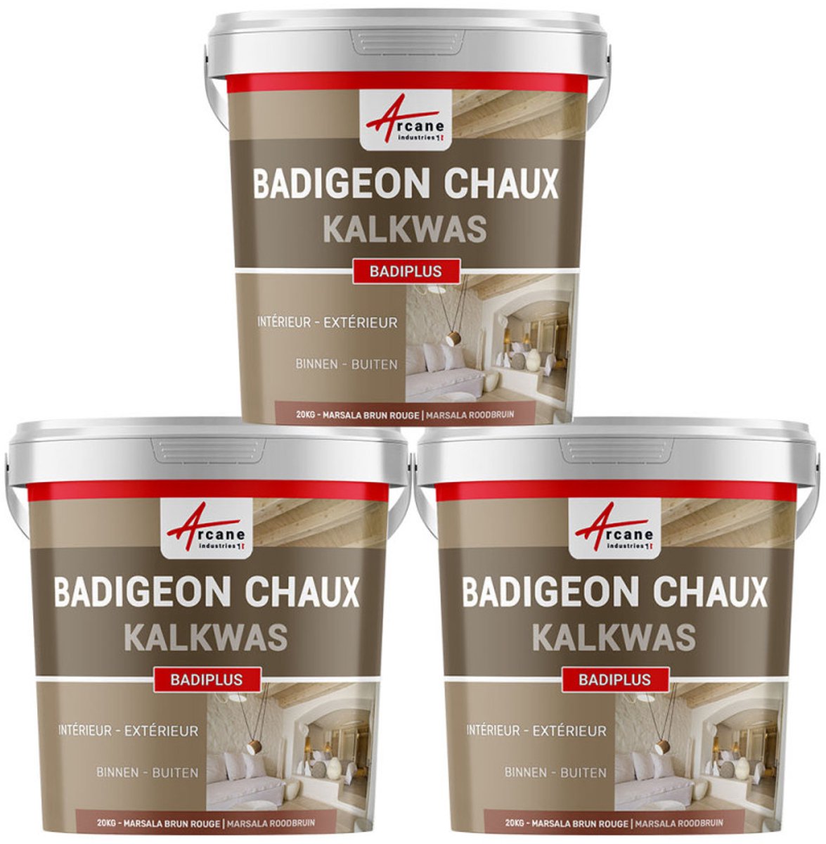 Kalkpleister Binnenmuur en Buitengevel - BADIPLUS
