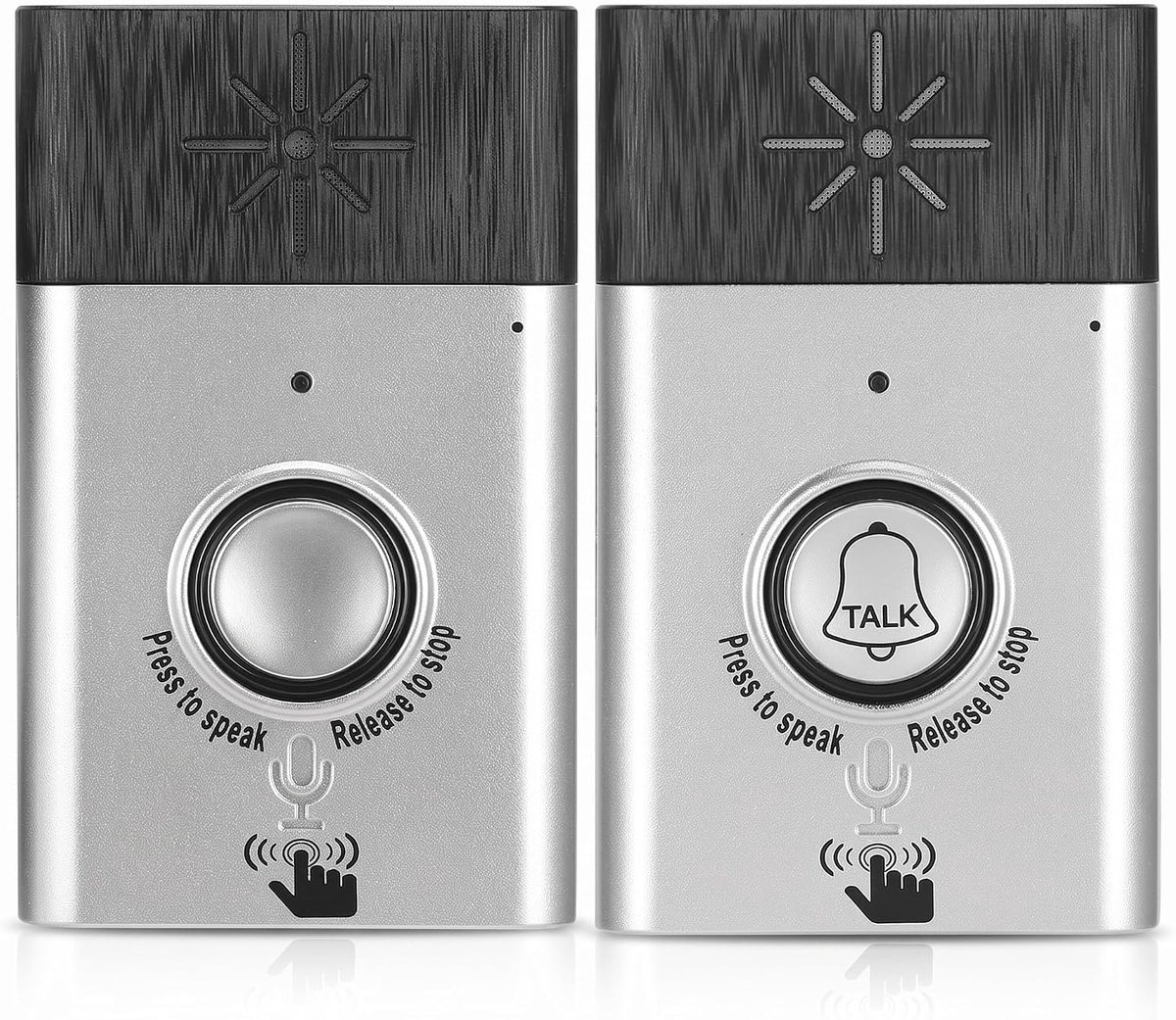 SnelShoppen - Draadloze Intercom met Twee-Weg Communicatie, Helder Geluid, Mobiele Intercom, Draadloze Deurbel voor Kantoor en Thuisgebruik