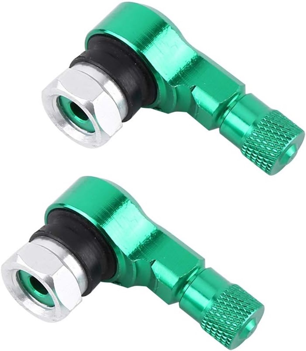 Ventieldopjes 90 Graden - Aluminium 11.3mm - Tubeless Snap-in - Voor motorfiets wielen - ShopVlot