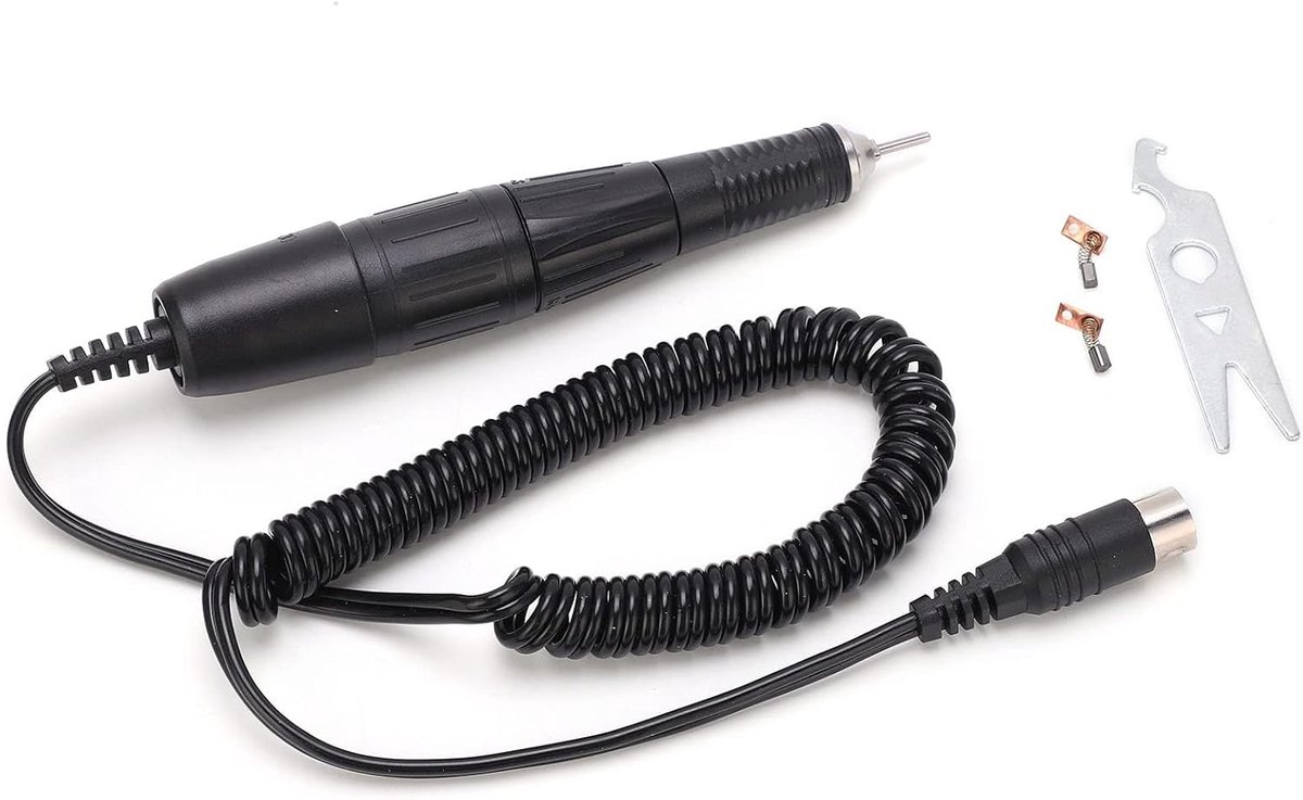 SnelShoppen - 35000RPM Nageldrill Handstuk Micromotor, Elektrische Nageldrill Pen voor Acryl Gel Nagels Manicure Pedicure Polijstmachine, Draagbaar &