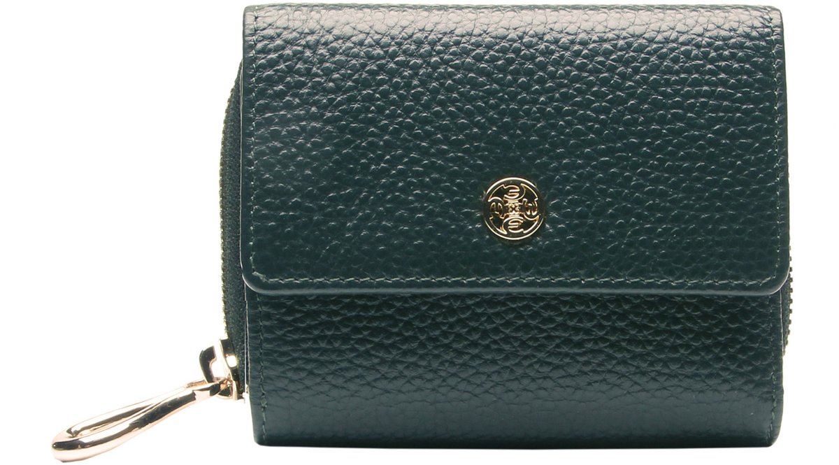 Esquire portemonnee Alexandria Wallet Green donkergroen