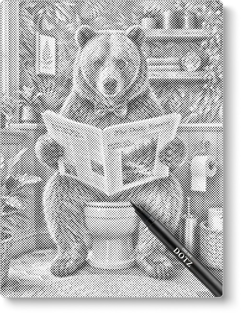 Beer op het toilet | Dot painting | 30x40cm | Dot painting | Oh My Dotz | Dots stippen | Diamond painting & Schilderen op nummer alternatief | Happy hobby