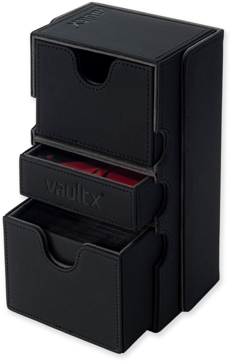 Vault X Exo-Tec® Game Box 200+ - Kaarthouder en opbergdoos - Zwart