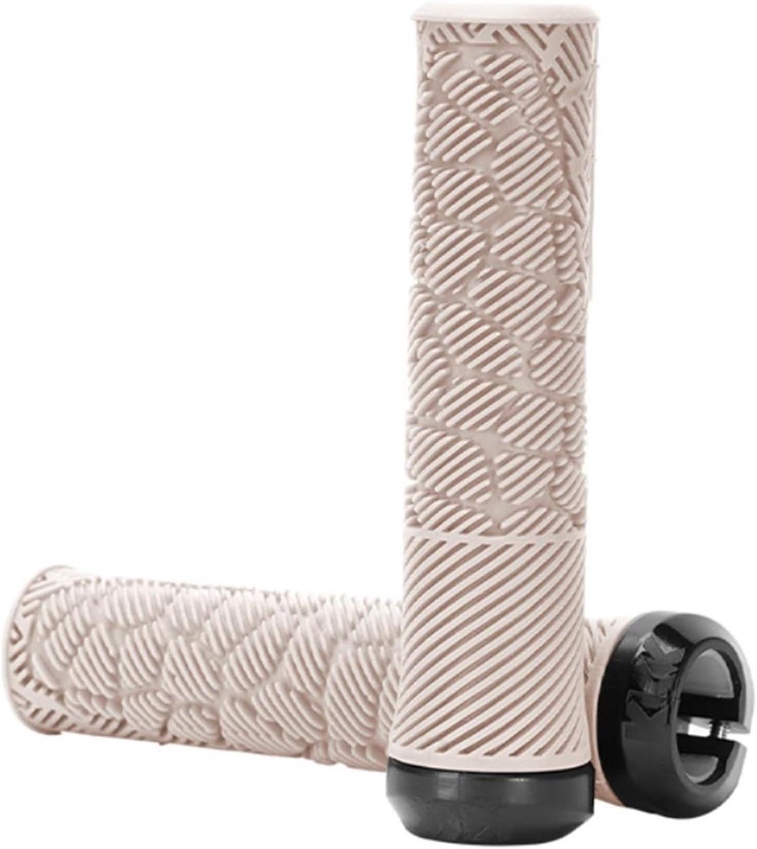 Fiets Stuurgrepen - Handvatten Fiets - Comfortabel Fietsen - Antislip Bladnerf Textuur - 145 mm Lengte - Roze