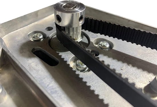 Riem en Tandwiel Kit - Reserveonderdelen Keukenmachine - Keukenmachine Reparatie - Aluminium Legering - 13.1 x 6.5 cm - Zilver — afbeelding 5