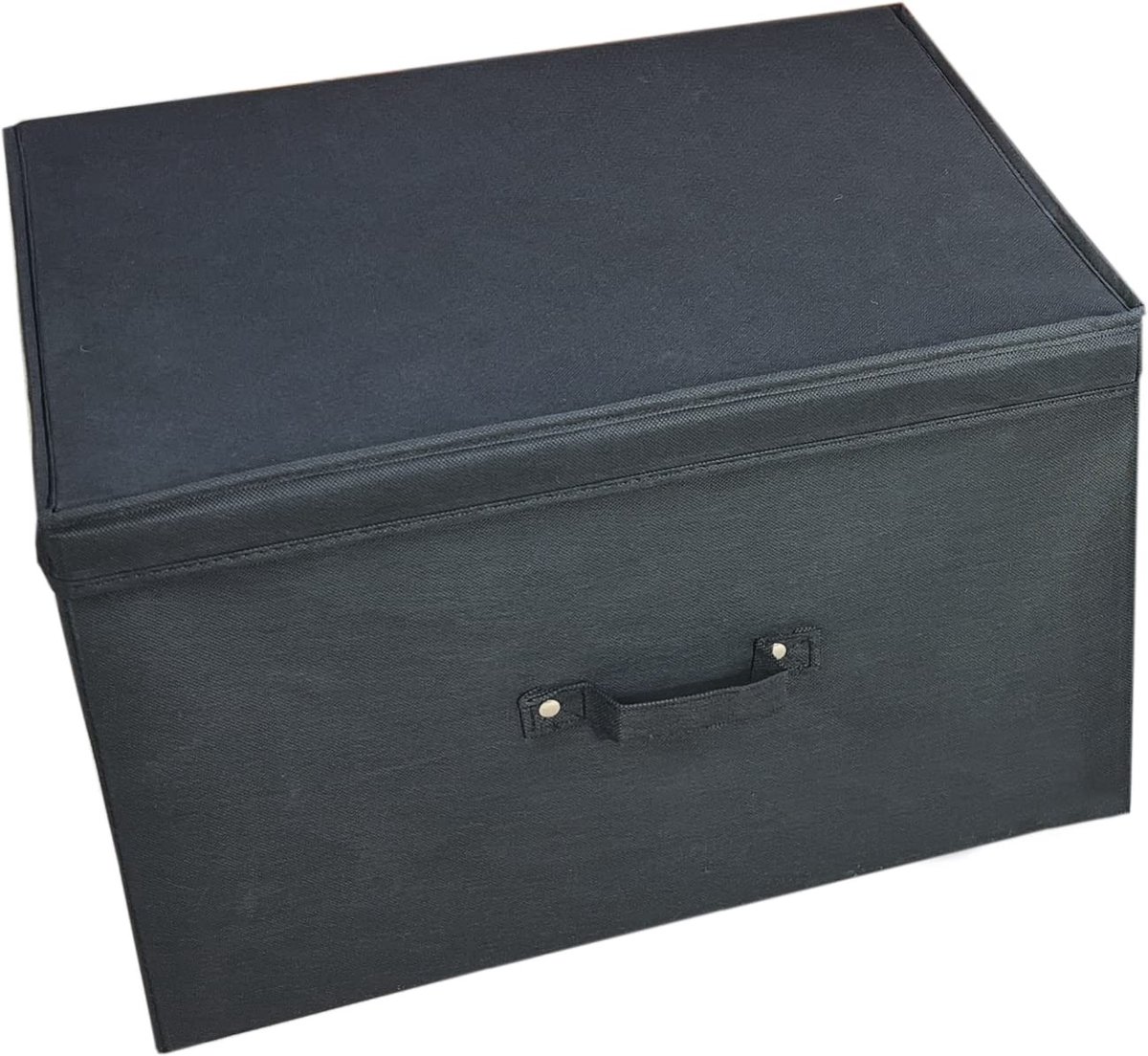 Omgoods - Jumbo XL Opbergdoos met Deksel 60 Liter Zwart