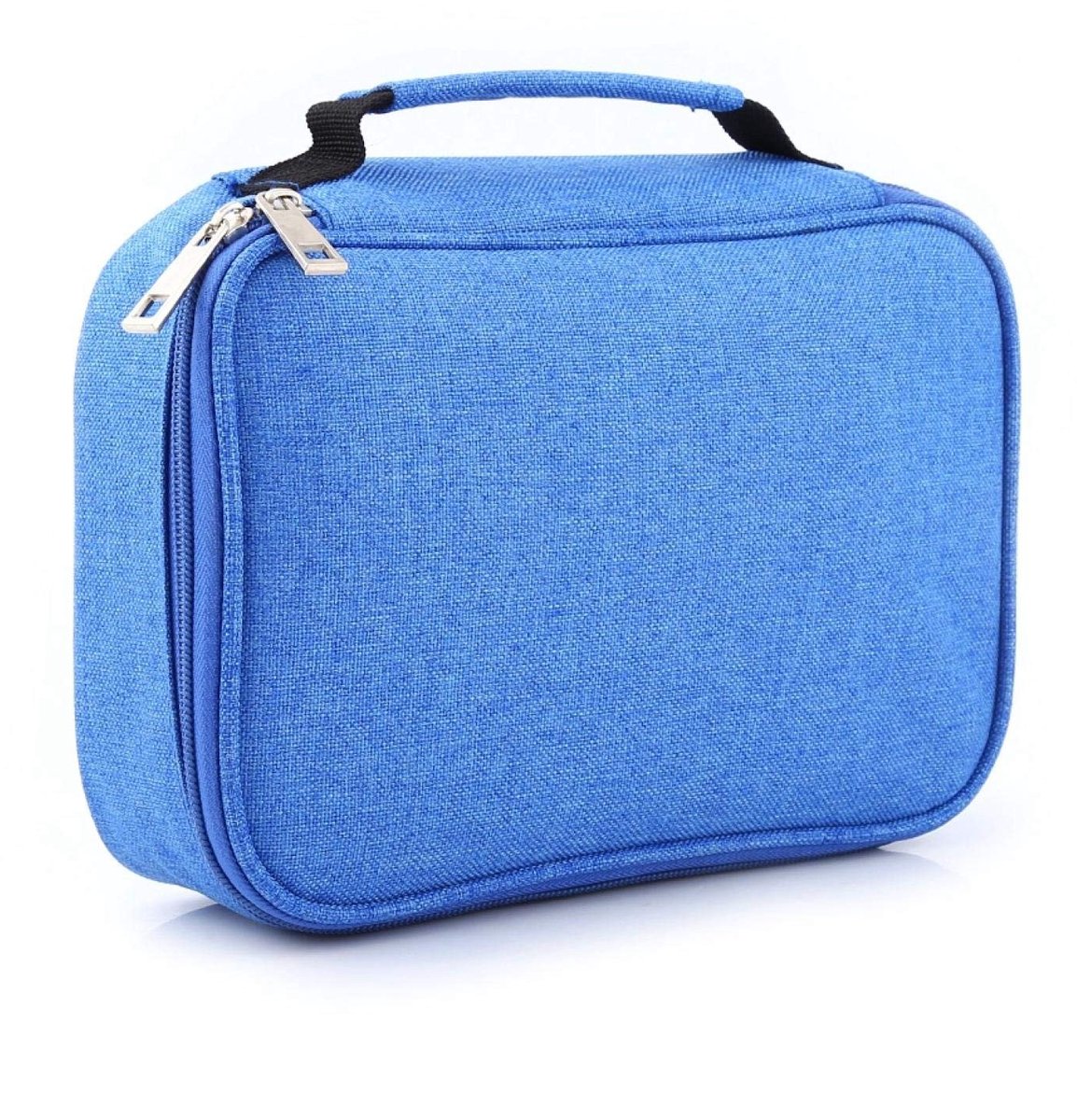 Omgoods- Etui grote capaciteit - Opvouwbare Etui - Multifunctionele Organizer - Stof Potlood Tas - Ritssluiting - 72 Sleuven - Pennentas