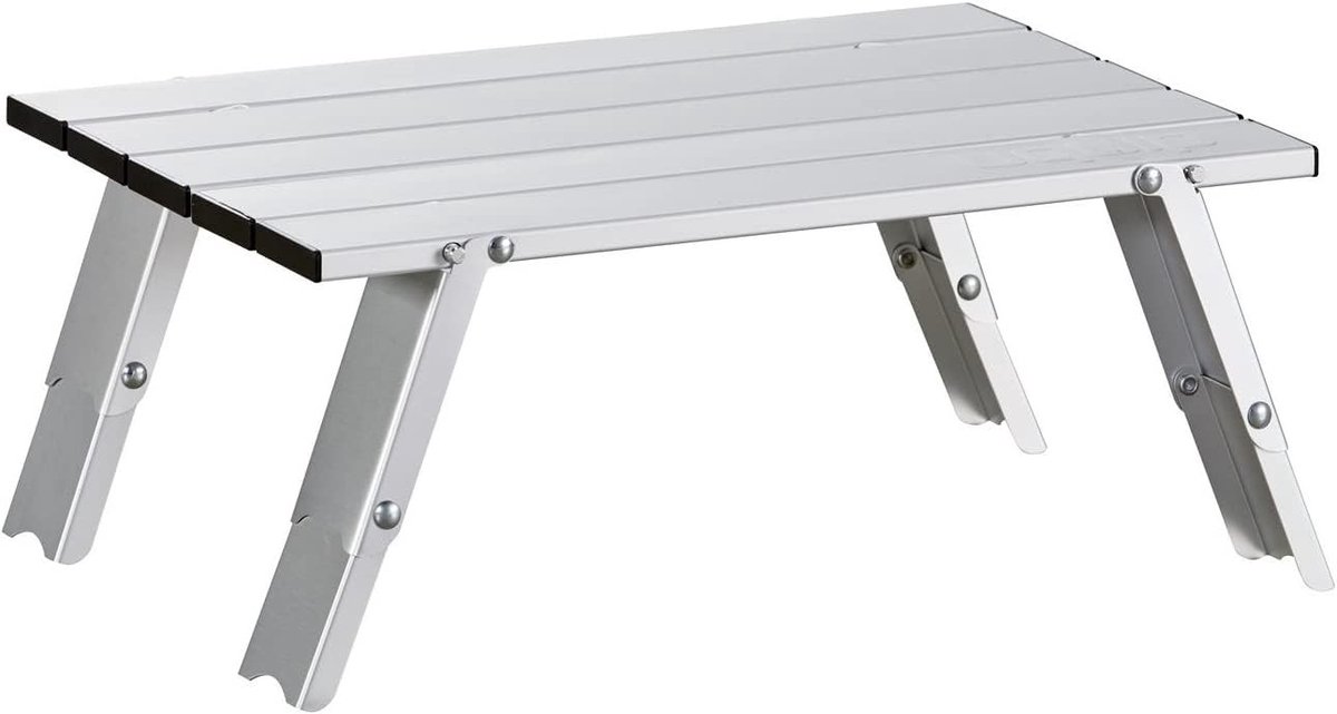 Omgoods - Aluminium Opvouwbare Koffietafel met 2 Hoogte-instellingen