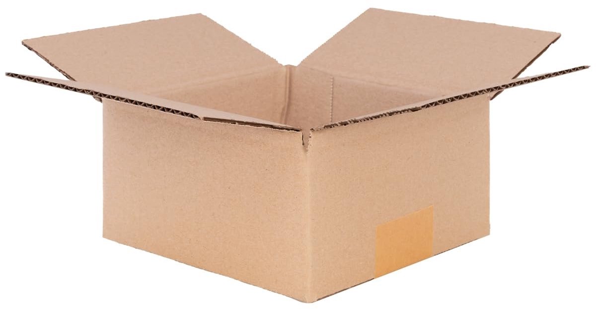 Omgoods - 100 Vouwdozen 150 x 150 x 80 mm Bruin voor Verzending