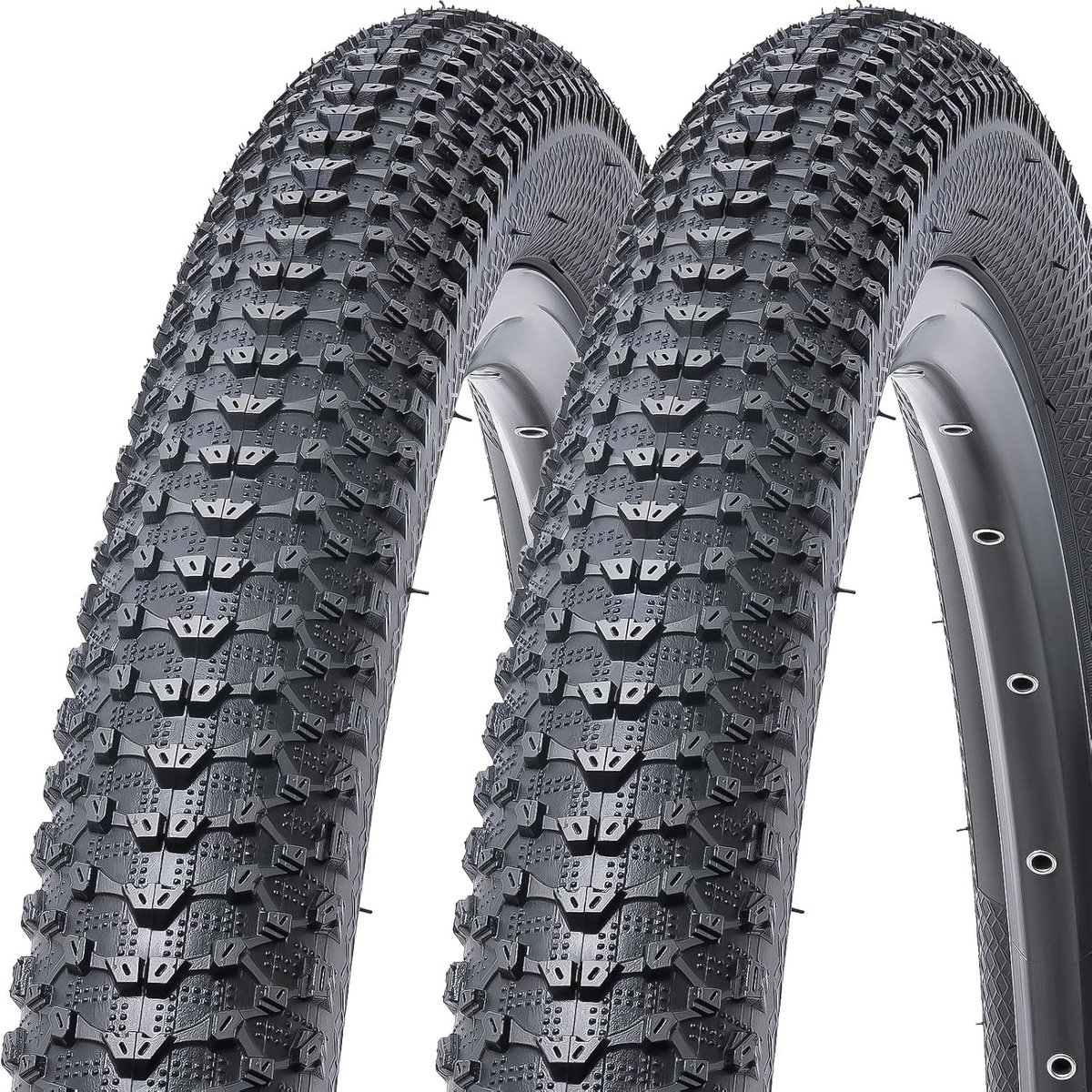 2 stuks opvouwbare fietsbanden 26 x 2,10 inch voor mountainbikes en off-road gebruik, 54-559 maat