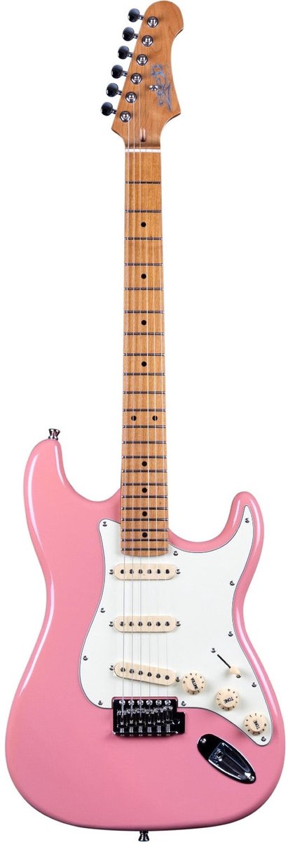 JET Guitars JS-300 Burgundy Pink elektrische gitaar