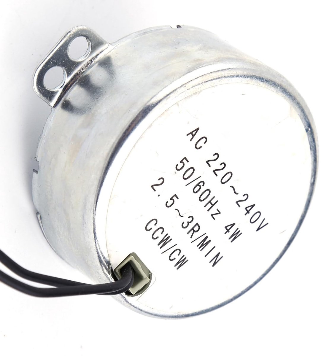 SnelShoppen - Synchronous Motor 50/60Hz 220-240V AC Gear Motor 4W CW/CCW voor Magnetron Draaitafel 2.5-3rpm Stil en Efficient