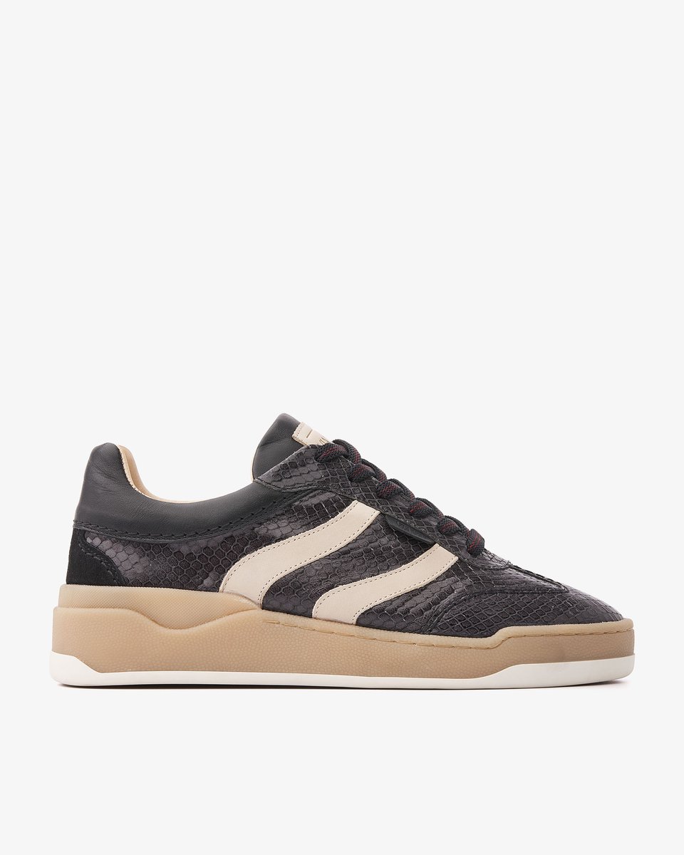 VIA VAI Sam Naomi Sneakers Dames - Leer,Suède - Zwart - Maat 40